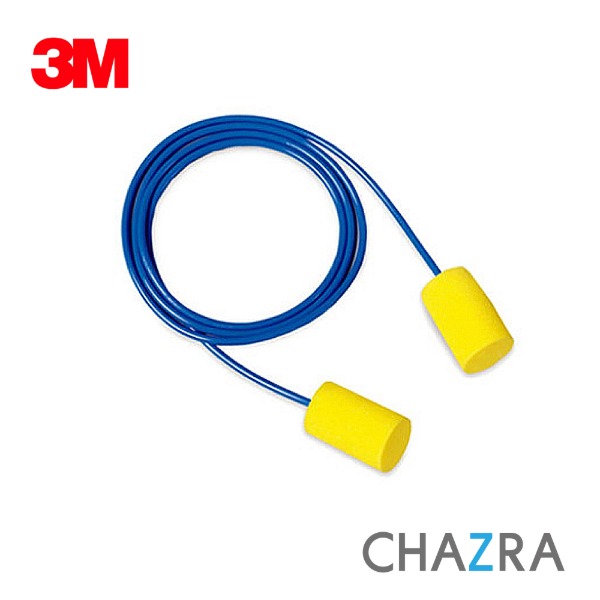 3M 귀마개 CLASSIC 끈유 일회용 산업 안전 소음차단 200조/1박스 841-0124