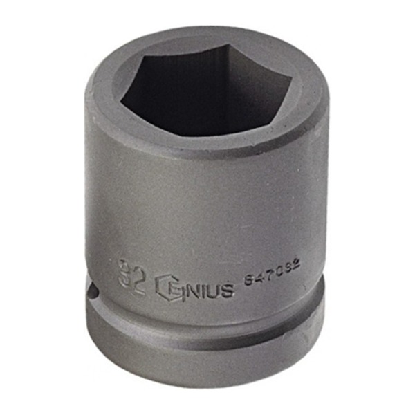 지니어스 1인치 육각 임팩소켓 복스알 24mm (200-3047)