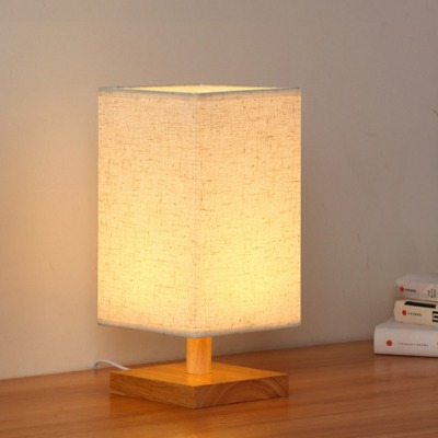 LED 인더무드 사각 무드등 아이보리린넨 밝기조절 수유등(390051)