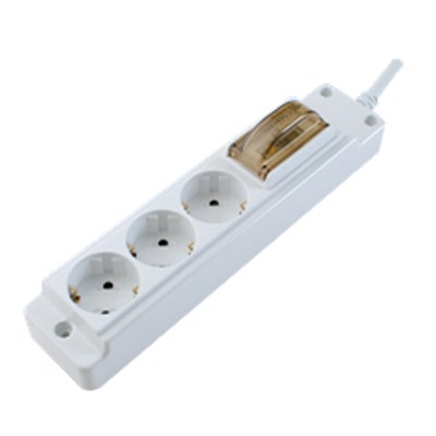 high capacity multi tap for domestic air conditioner 3 sockets 1.5M (143-2385)